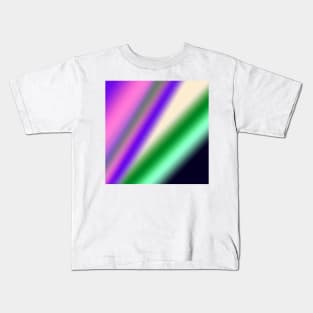 red blue green abstract texture pattern art Kids T-Shirt